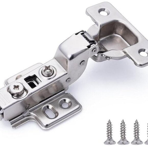 DecoBasics INSET Soft Close Cabinet Hinges for Frameless Concealed (4 Pcs) - Picture 4 of 7